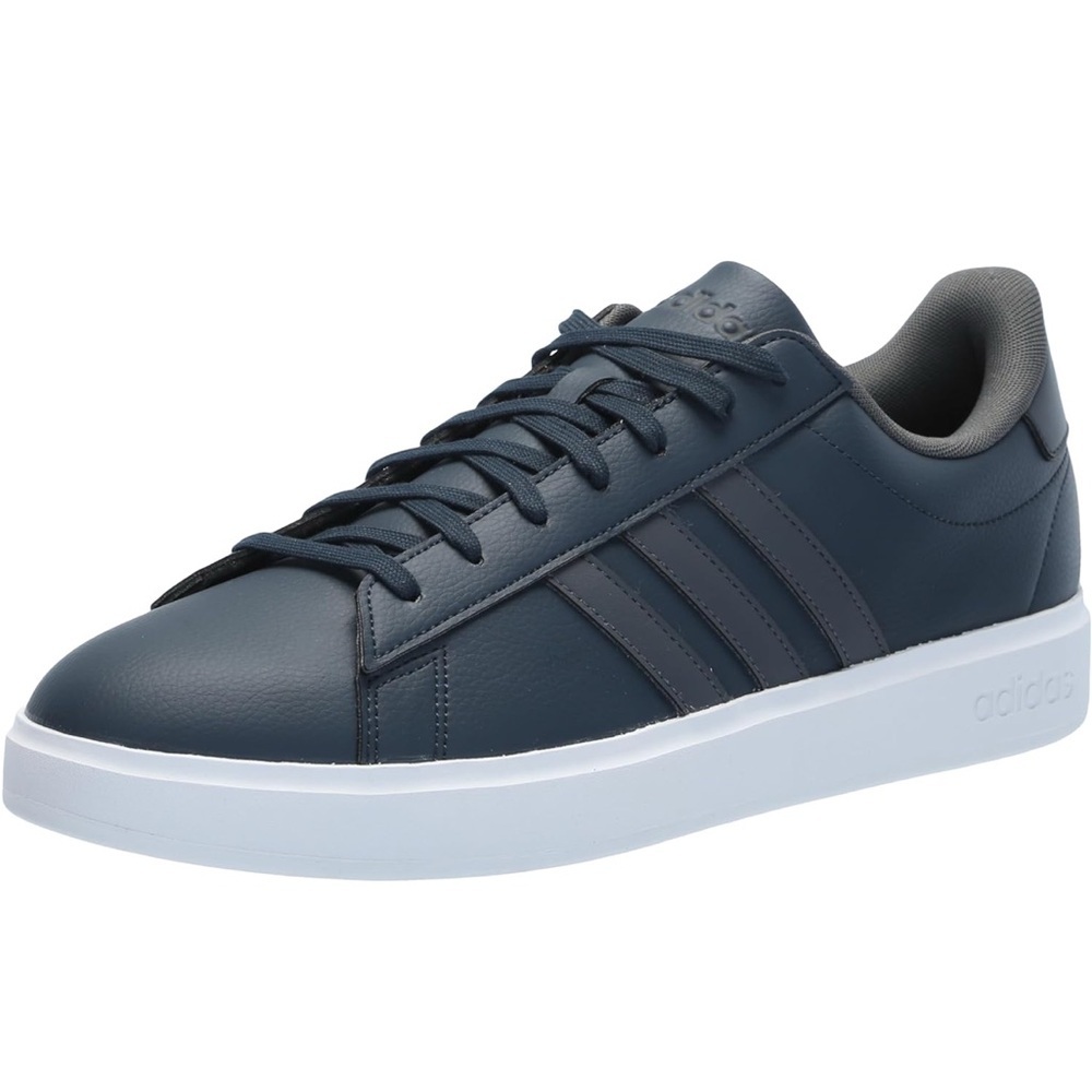 Adidas Mens size 11 Aurora Blue Gray Casual Athletic Cloudfoam Comfort Shoes NEW